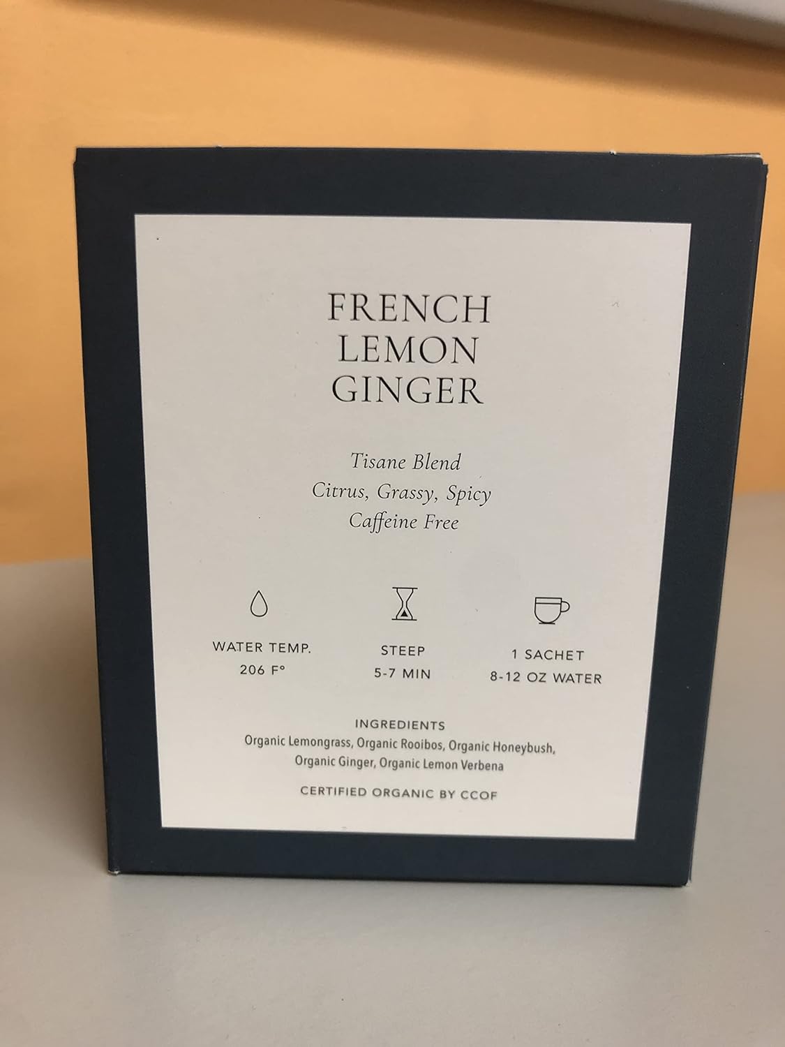 Art of Tea | French Lemon Ginger | 12 Count Premium Quality Pyramid Tea Bags Sampler Box |Naturally Decaffeinated