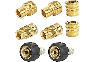 Xiny Tool Quick Connect Pressure Washer Adapter Set