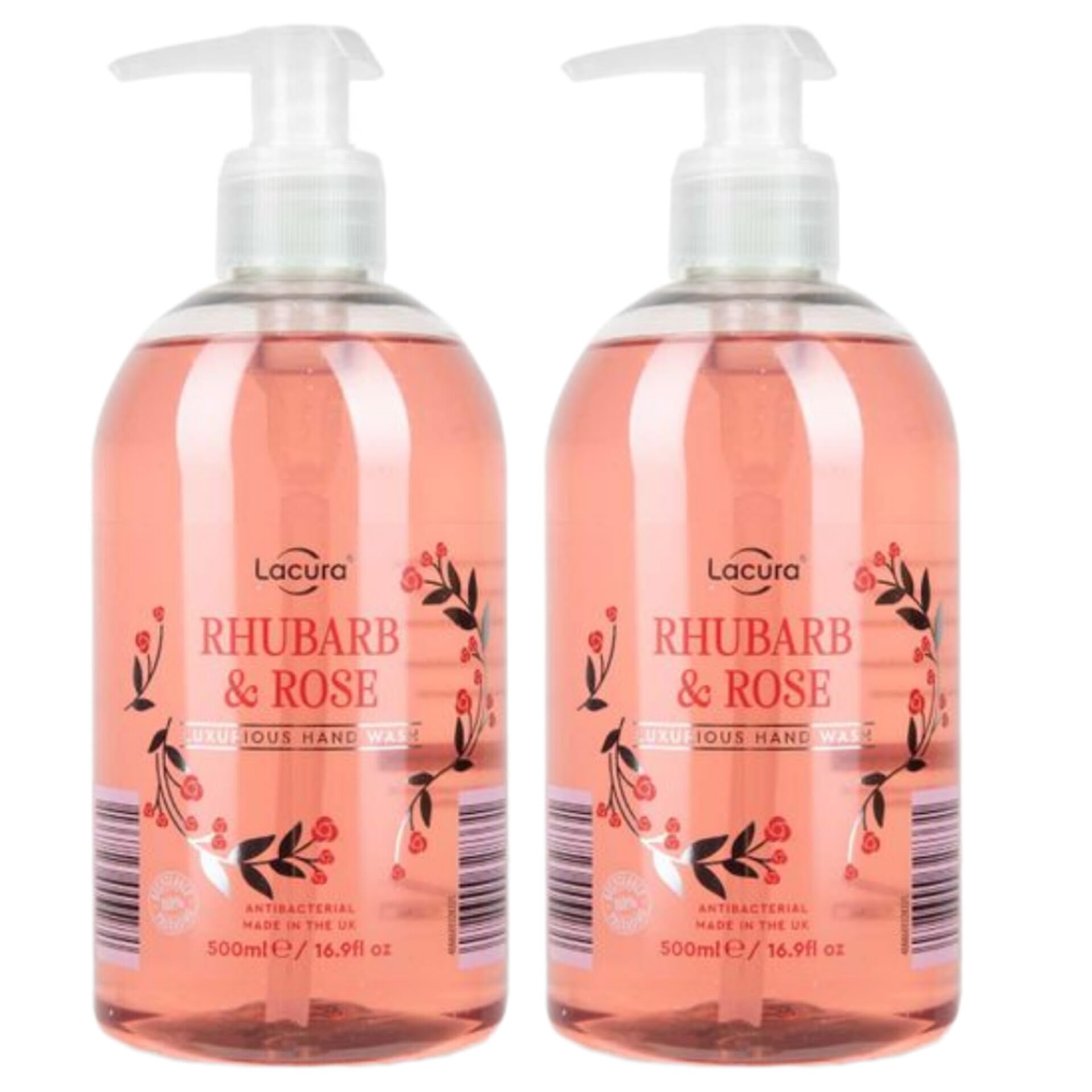 Aldi Lacura - Rhubarb & Rose Luxurious Hand Wash | Antibacterial