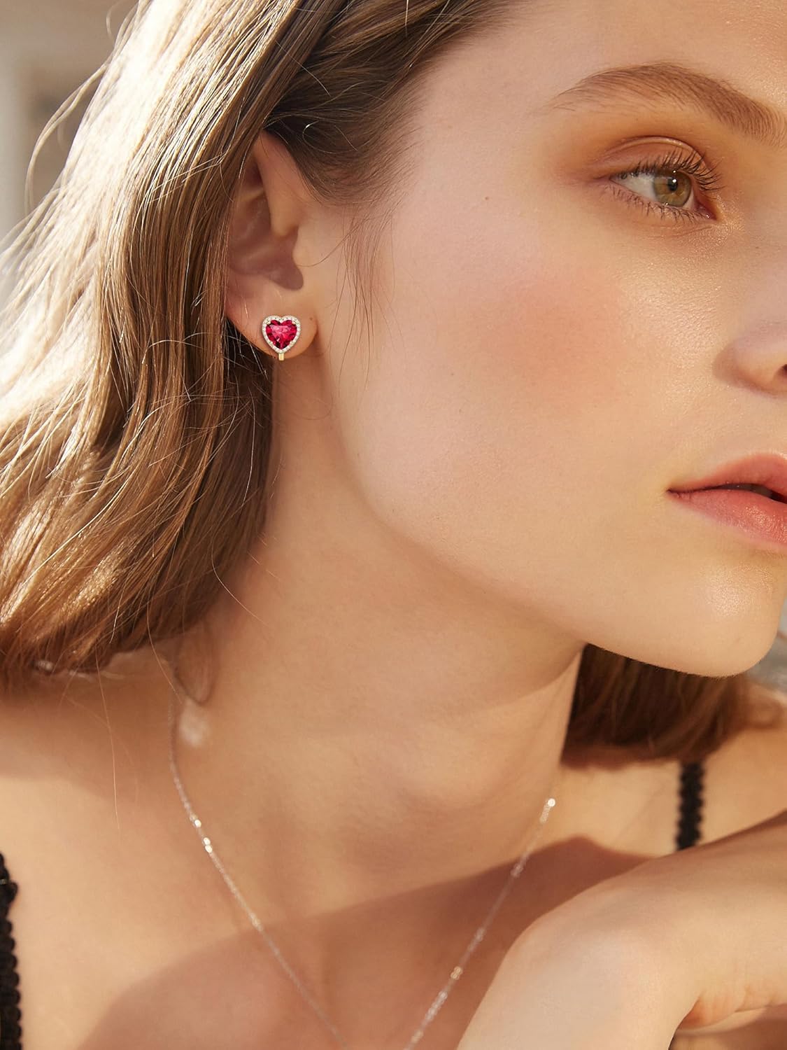 ChicSilver Clip On Earrings Women Hypoallergenic 925 Sterling Silver Birthstone Earrings for Women's Clip-on Earrings - Image 2