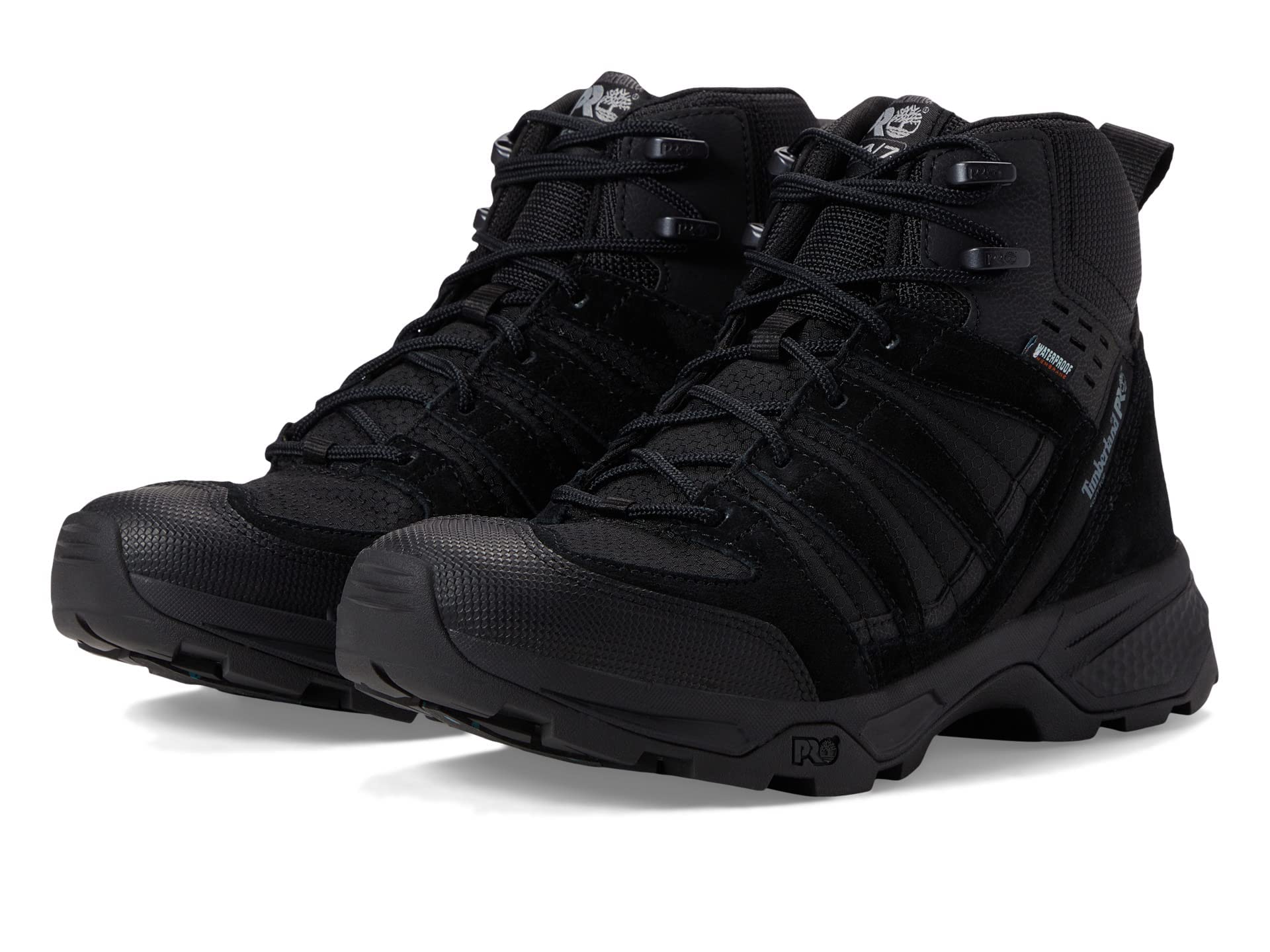 Timberland Pro Switchback LT Hiking Boots Mens 7.5 M Black Soft Toe Waterproof Amazon.com: Timberland PRO Men main image 2
