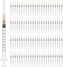 Colostrum Syringes 10ml Plastic Syringes with Caps and Needles, Individually Wrapped, Disposable Dosing Syringes for Printing Paint, Liquids, Laboratories 200 Pieces