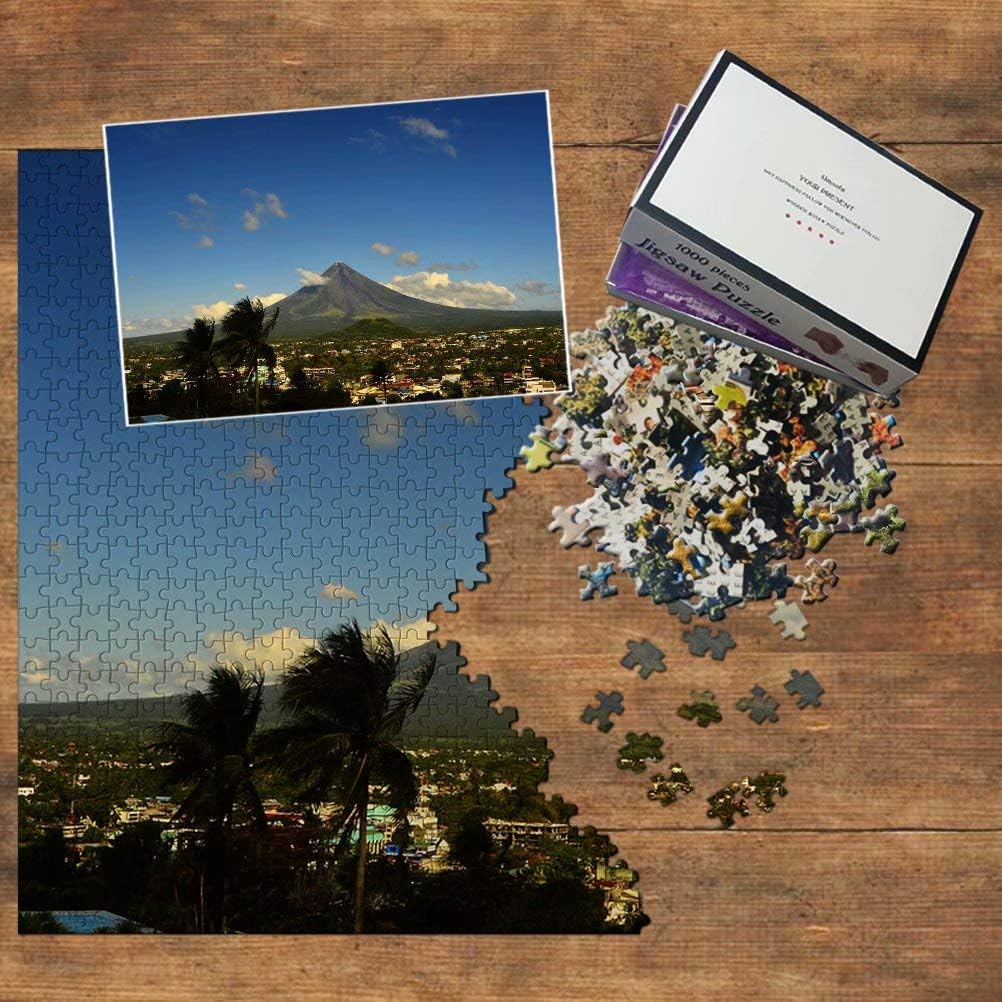 Philippines Mount Apo Davao Jigsaw Puzzle 1000 Piece Travel Souvenir Wooden