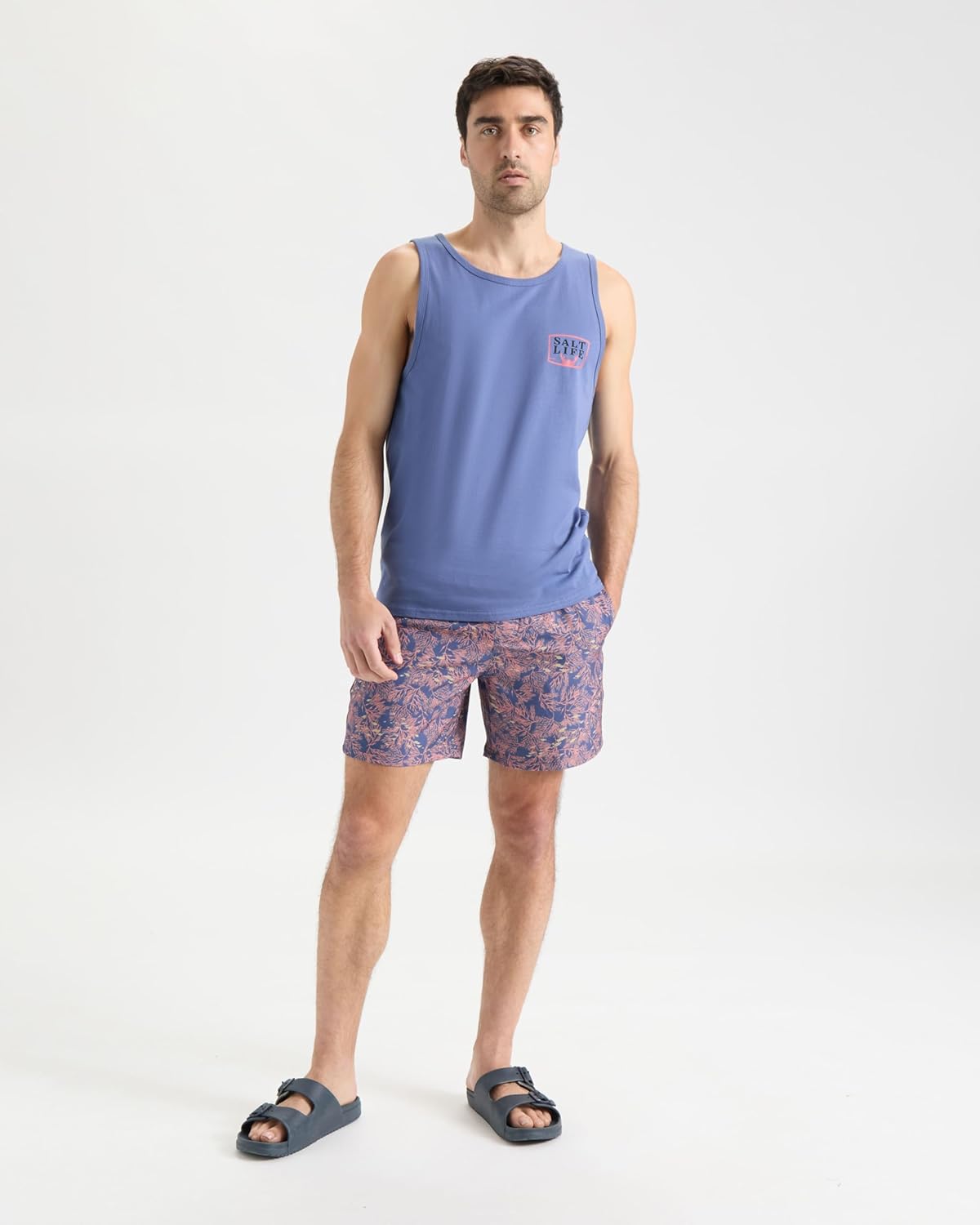 Salt Life Mens Sandbar Sunday Stretchy Fit Volley Shorts - Image 5