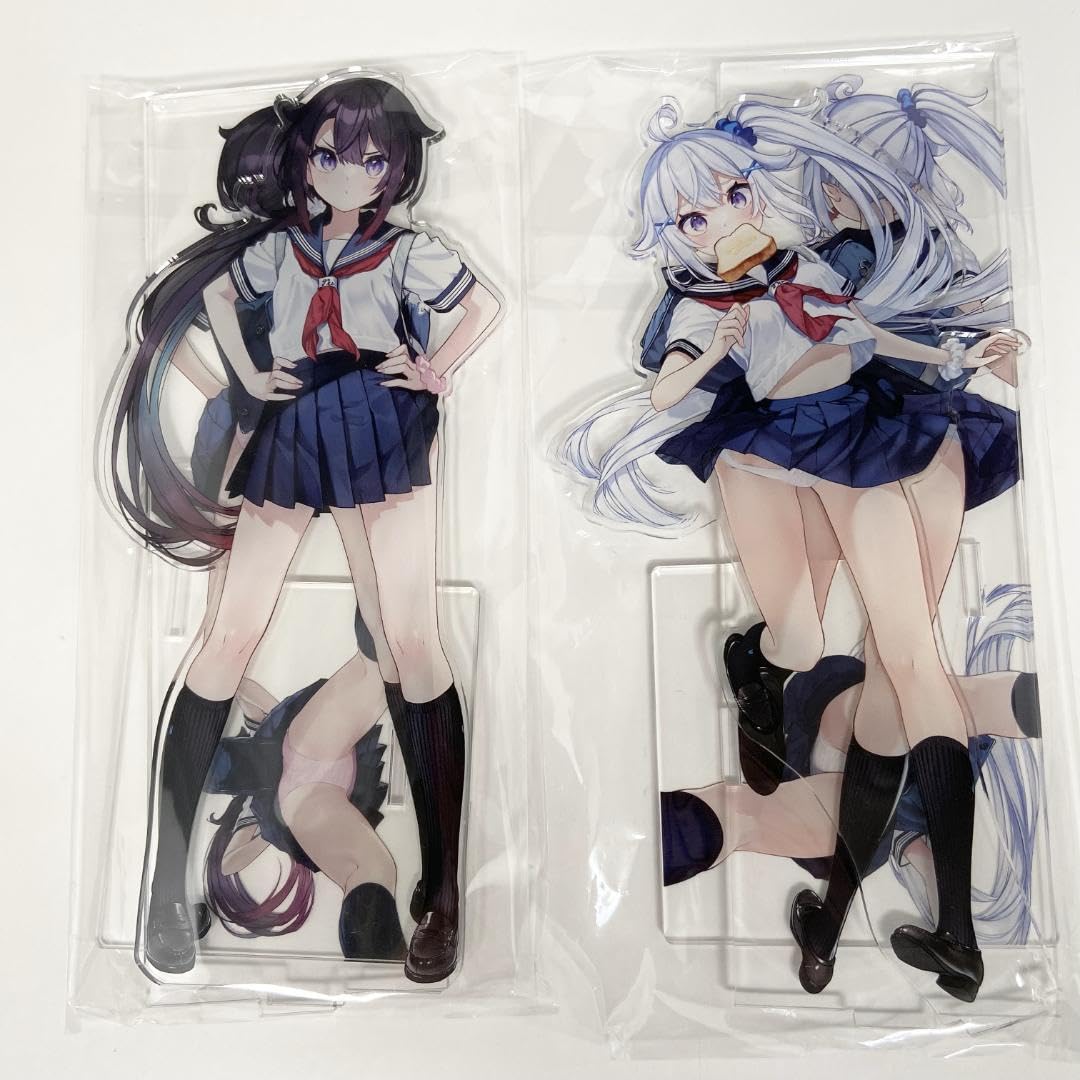 ぬんぬ 刹那 アクリルフィギュア Amazon.co.jp: 刹那ちゃん 未来ちゃん アクリルジオラマ セット