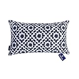 Cotton Canvas Embroidery Lumbar Pillow Cover