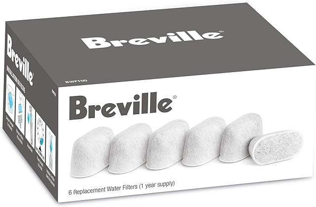 Breville BWF100 Replacement Water Filters, 6-Pack
