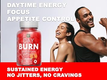 Day Burn 120 Liposomal Capsules for Women and Men 60 Days Supply | Vegan | High Strength, Size Management | 50% More Capsules Than Other Brands
