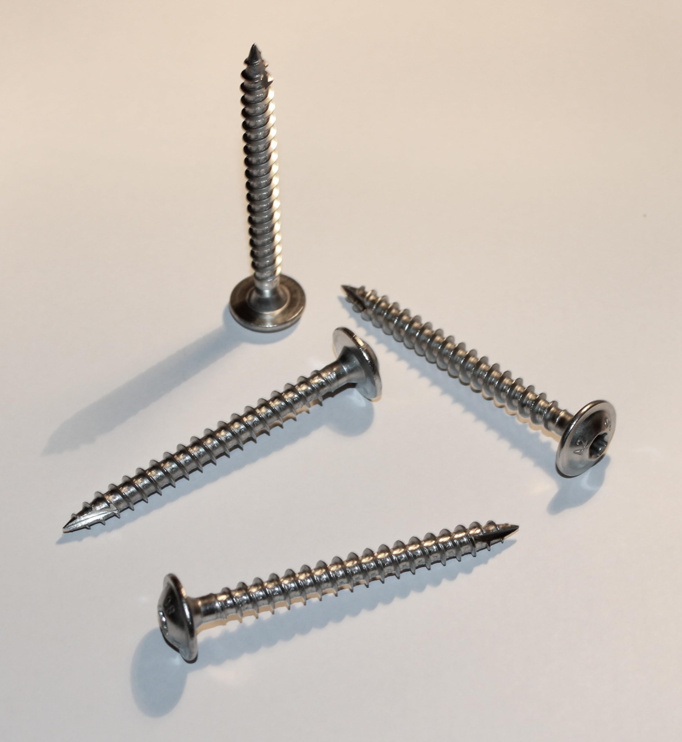 100 Stück Tellerkopfschrauben 8,0 x 80 mm Edelstahl A2 Torx TX40, Photovoltaik, Solar, Holzbau, rostfrei V2A
