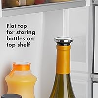 Vista 6 de OXO SteeL - Tapón de vino expandible a prueba de fugas (paquete de 2)