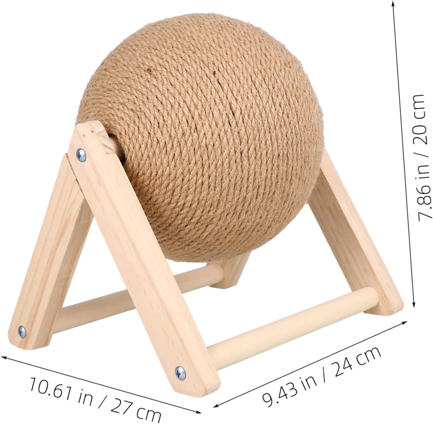 Cat Ball Shaped Scratching Durable Sisal Pet Playing Supplies for Kittens Interactive Grinding Plaything Lightweight Decorative Cat for Home Pet Shops