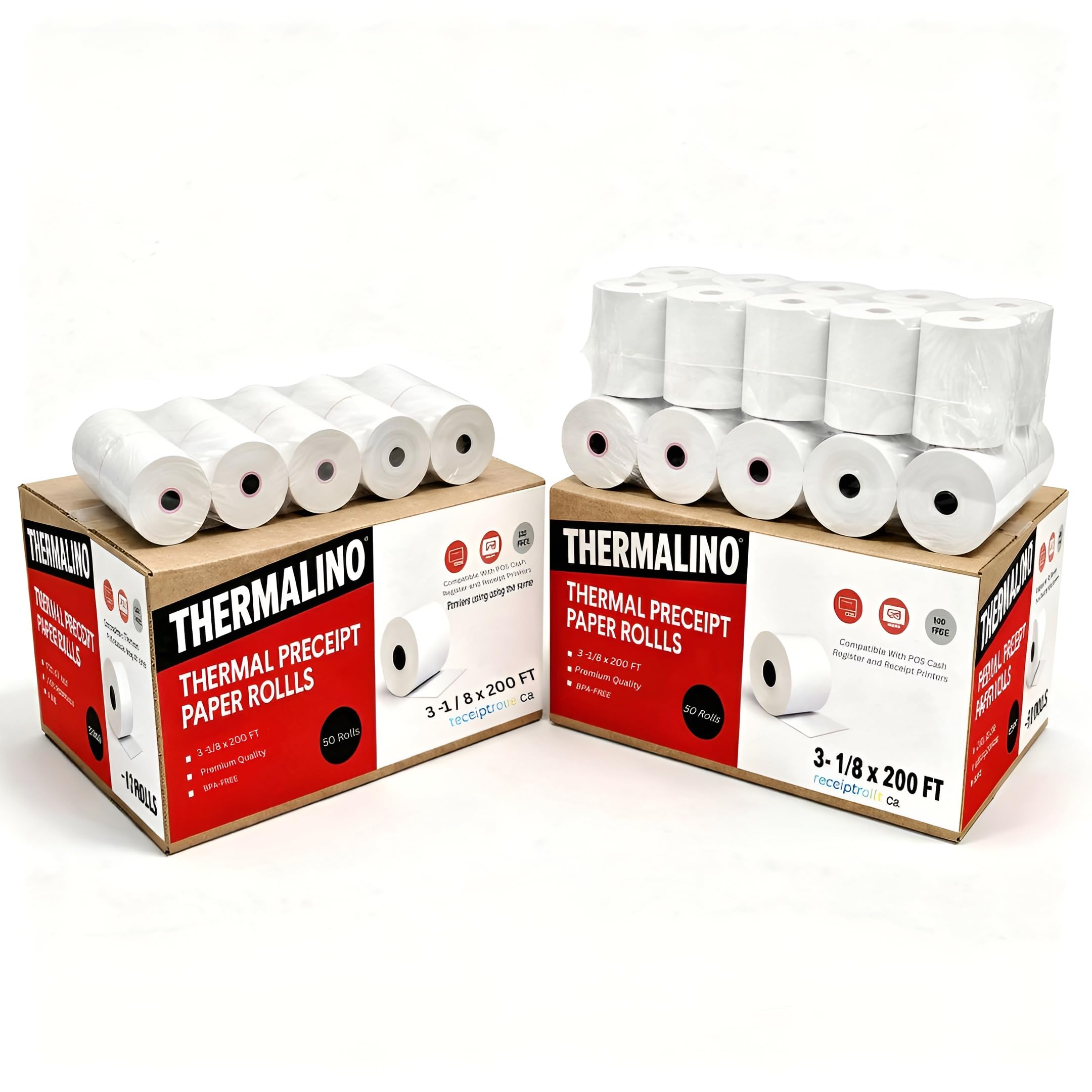 rotoli di carta termica 80 mm senza bpa per registratori