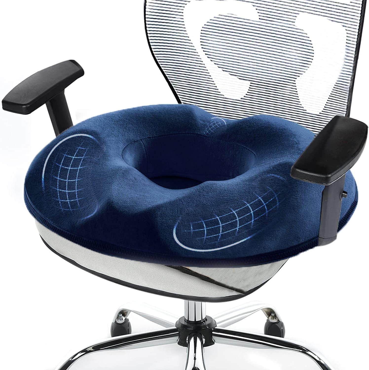 Littlesun Premium Comfort Seat Cushion NonSlip Orthopedic 100