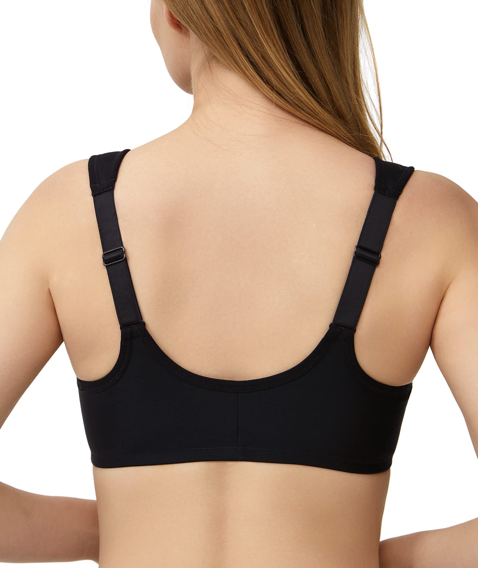 Lemorosy - Reggiseno Chiusura Anteriore Donna Basic Coppa Completa con Anelli Imbottiti Push Up Taglie Grandi