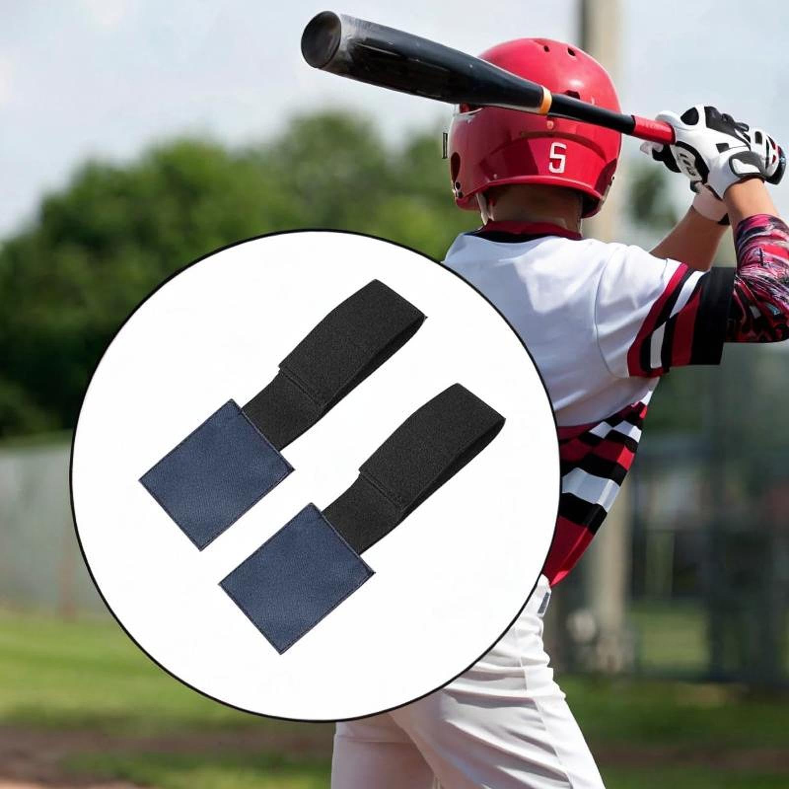 Yiju 2Pcs Pitcher's Training Belt Softball Gear Elastic Adjustable Soft Ball Training Tool for Develop Correct Pitching Mechanics