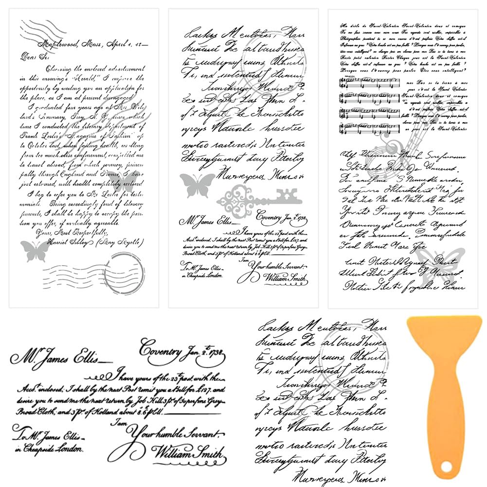 Letras vintage para manualidades con calcomanías de transferencia de alta adherencia en madera