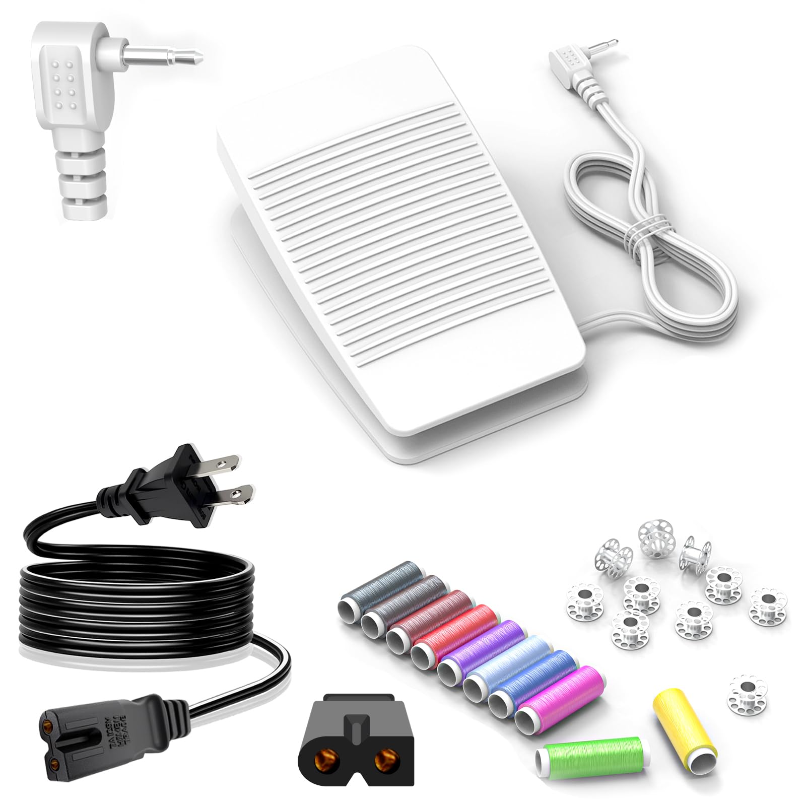 Amazon | ブラザーベビーロックFC-322 XC8816-021用ミシンフットペダル 