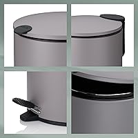 Vista 6 de Kela Papelera, metal, gris, talla única