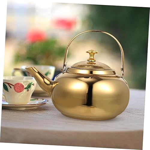 Miniatura 3 de NAMOARLY Exquisita olla de acero inoxidable Hervidor de té Estufa Tetera Hervidor de acero inoxidable Hervidor de agua Estufa Top Silbando Hervidor