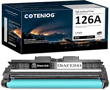 126A CE314A Remanufactured Image Drum Replacement for HP 126A | CE314A M175a M175nw M275 M177fw M176n CP1025 CP1025nw CP1025 Toner Drum | 1Black