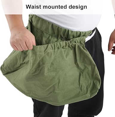 Sac Cueillette Champignons Oxford SOONHUA - Pliable, Lavable - Tablier Récolte Fruits/Jardin
