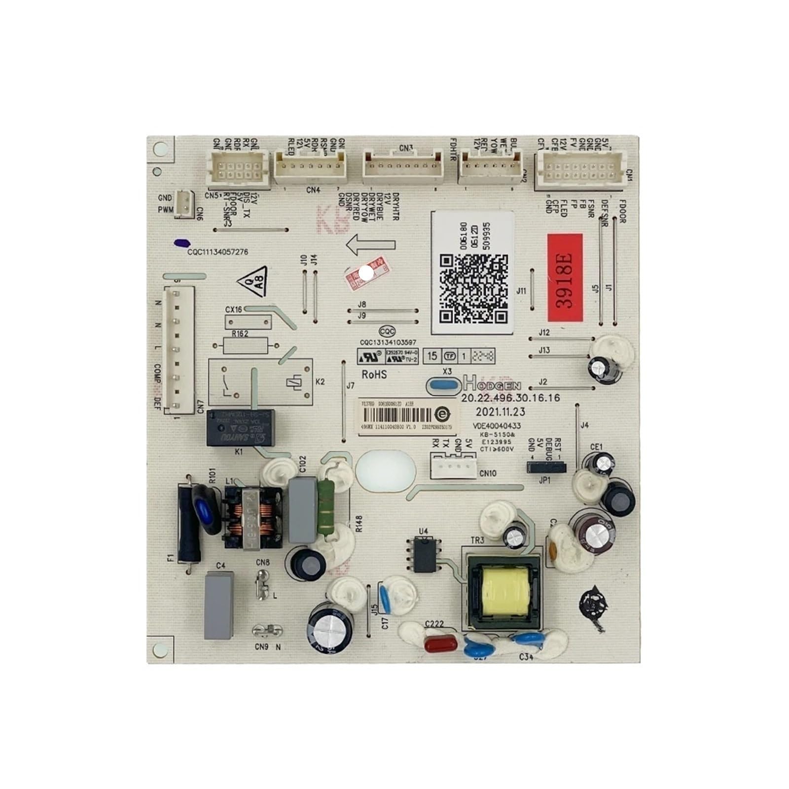 Cthjybfgs 1Pcs Refrigerator Computer Board,Compatible For Haier，Refrigerator Control Board 0061800612D Circuit Pcb Fridge Motherboard Freezer Parts