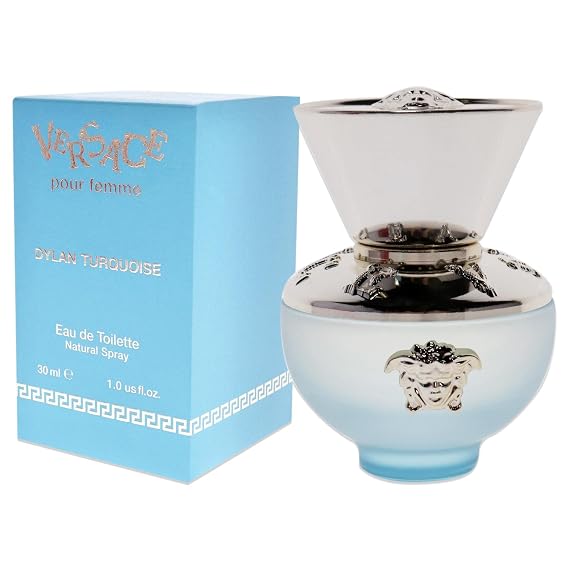 Versace Dylan Turquoise Pour Femme Women EDT Spray 1 oz : Beauty \u0026 Personal  Care - Amazon.com