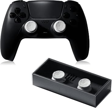 EZ Freak PS5 PS4 Switch Pro Controller Stick Cover for Aim Improvement - White