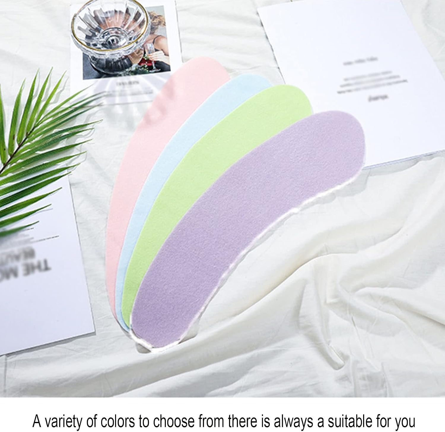 LFFH Toilet Seat Warmer, 4 Pairs Crystal Velvet Toilet Pads Pasteable Washable Toilet Seats with A Toilet Brush for Winter (Color : Green)