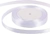 White Satin Ribbon - 25M, 10mm Thick for Gift Wrapping, Crafting, Hair Bows, Christmas, Wedding, Party, Balloons, Cars