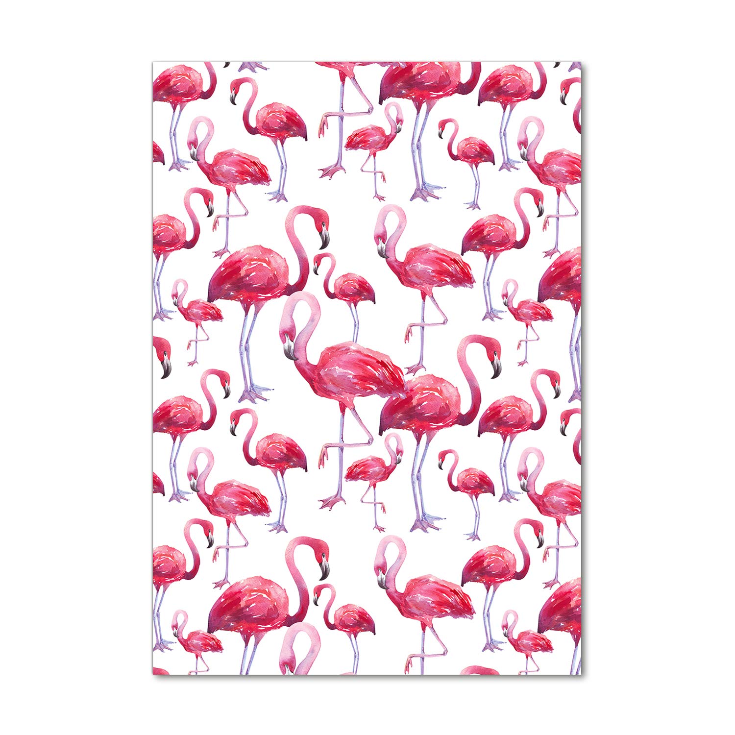 Déco mural derrière le plastique de flamant rose Tulup tableau acrylique 70x100