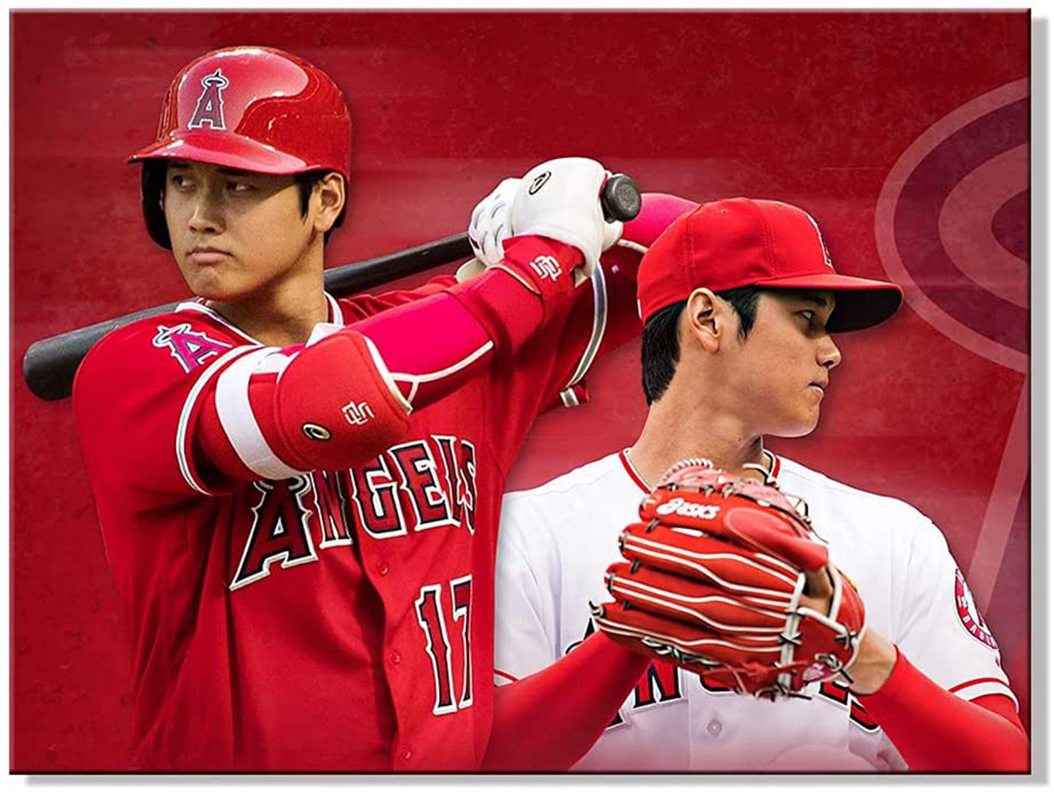 MLB エンゼルス　大谷翔平 ポスター インテリア絵画 MLB エンゼルス 大谷翔平 ポスター インテリア絵画 MLB エンゼルス