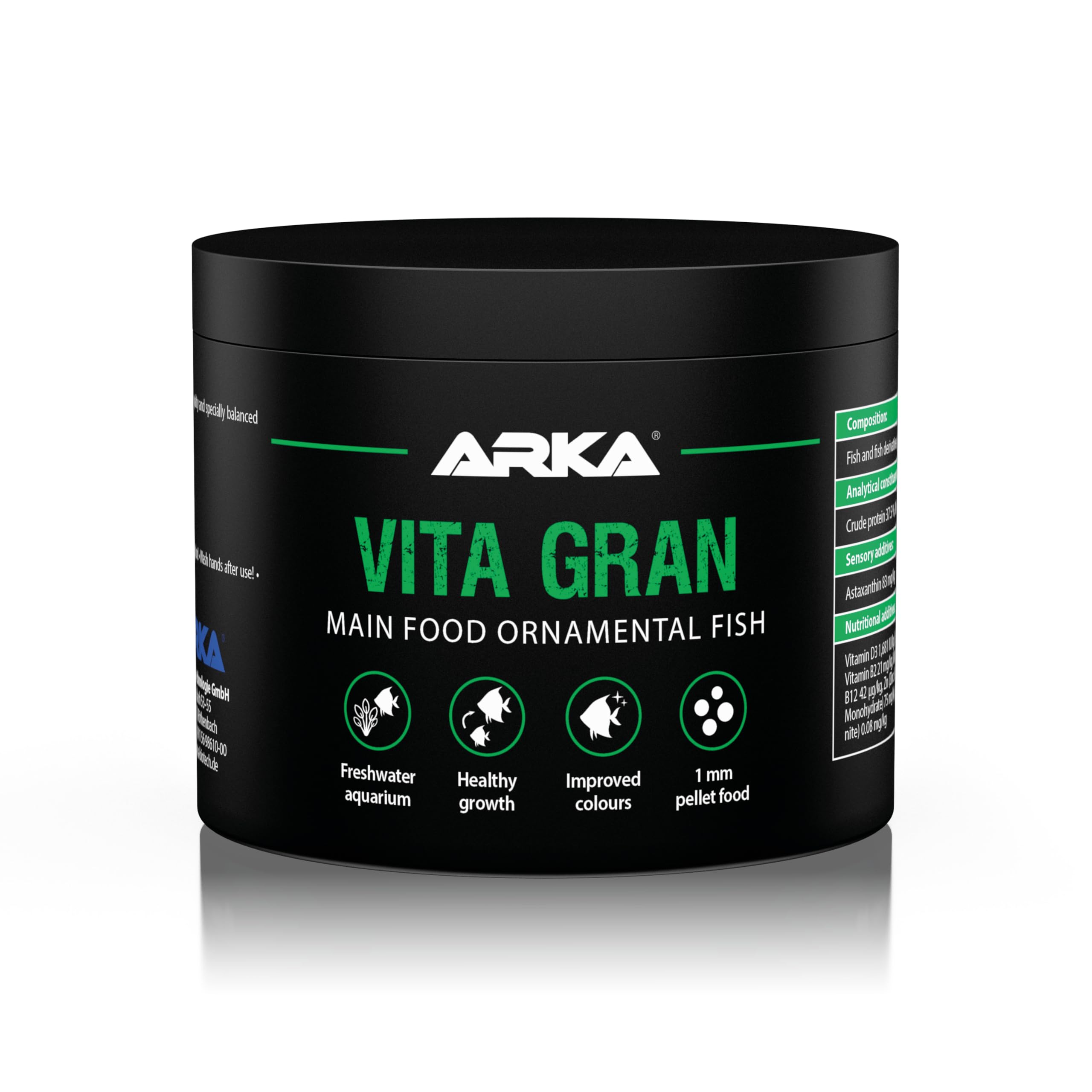 Granule Food Aquarium 500 ml - VitaGran Complete for all Ornamental Fish