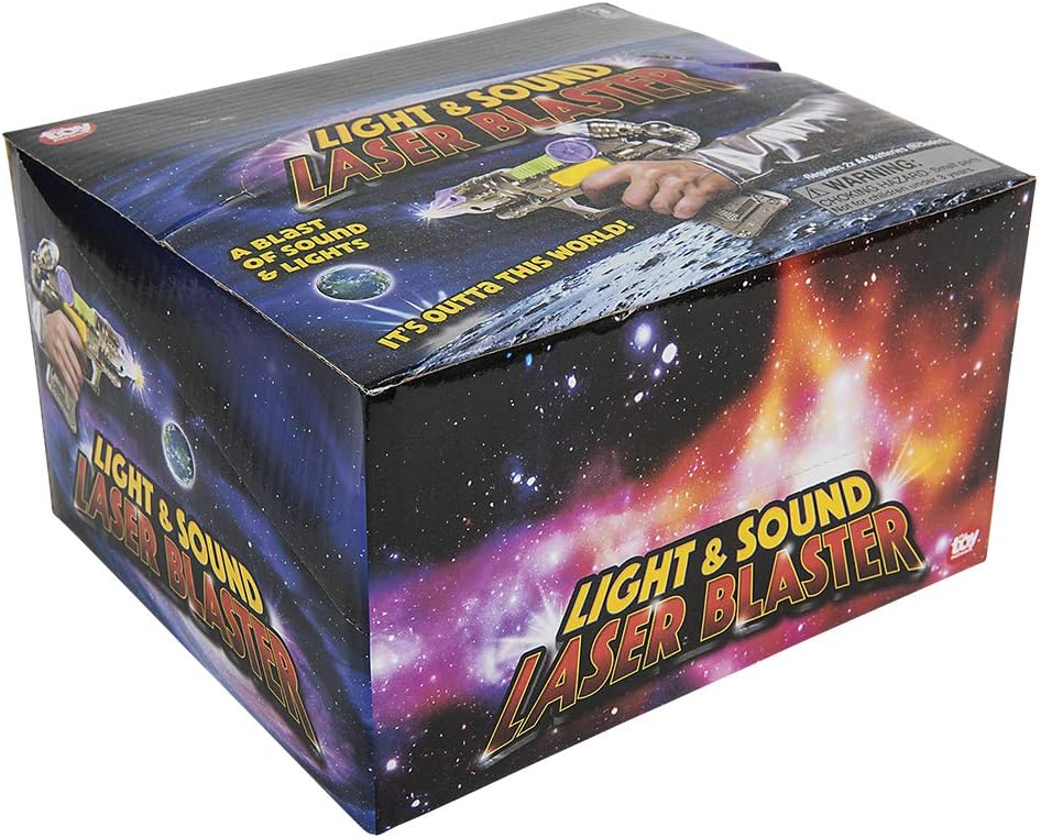 Rhode Island Novelty 7 Inch Light Blaster Gun, 6 Pieces per Order