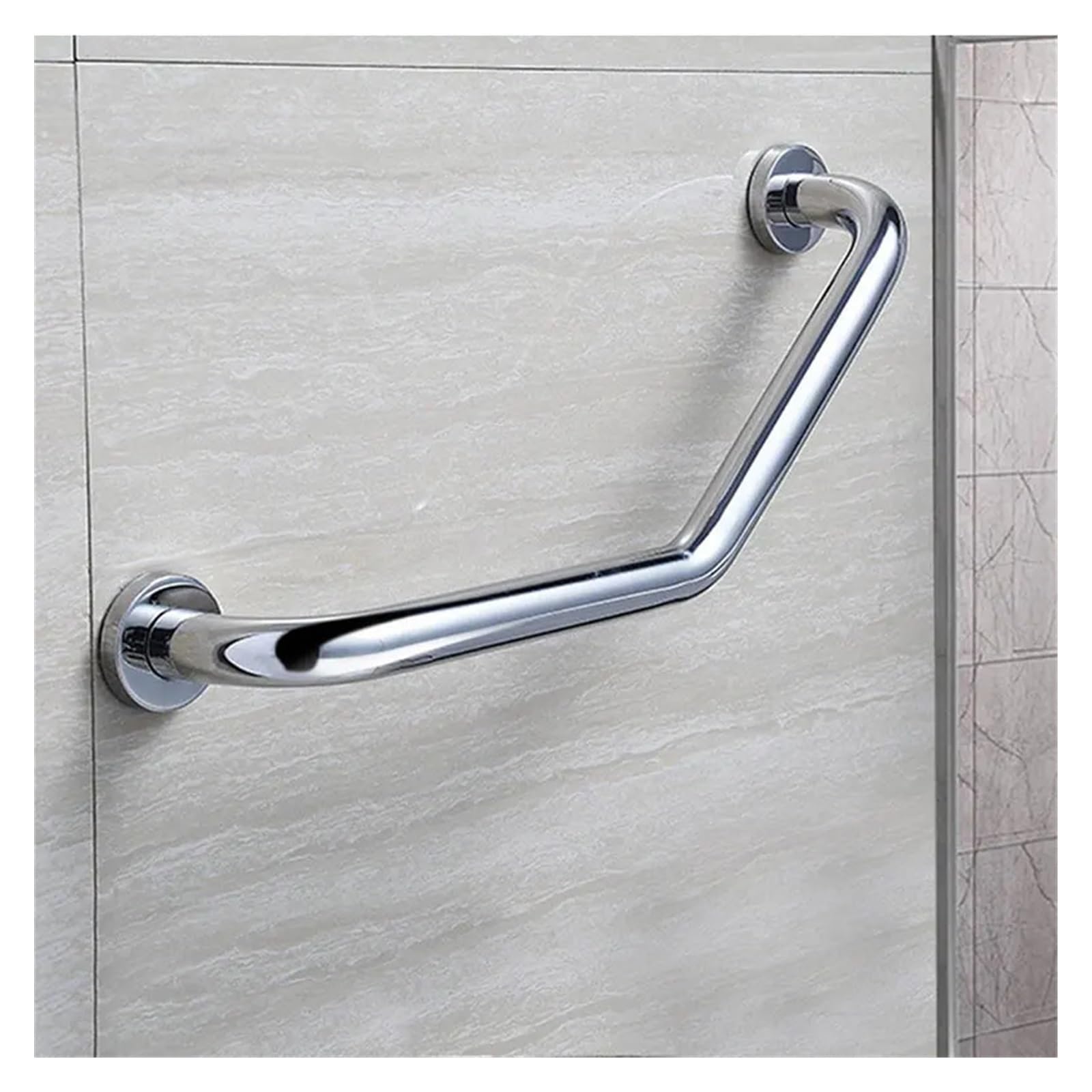 Barra de Apoyo para baño, Barras de Apoyo para Ducha, barandilla de Seguridad Angular, pasamanos para bañera e Inodoro, Brazo de Agarre Seguro para Ayudar a Las Personas Mayores.