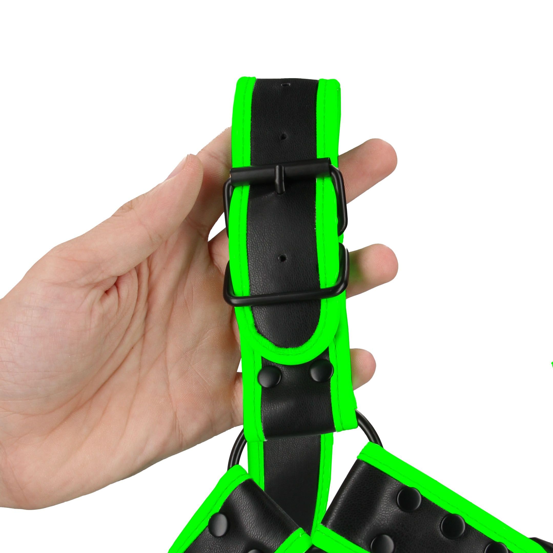 OUCH! - ARNÉS PARA EL PECHO - GLOW IN THE DARK