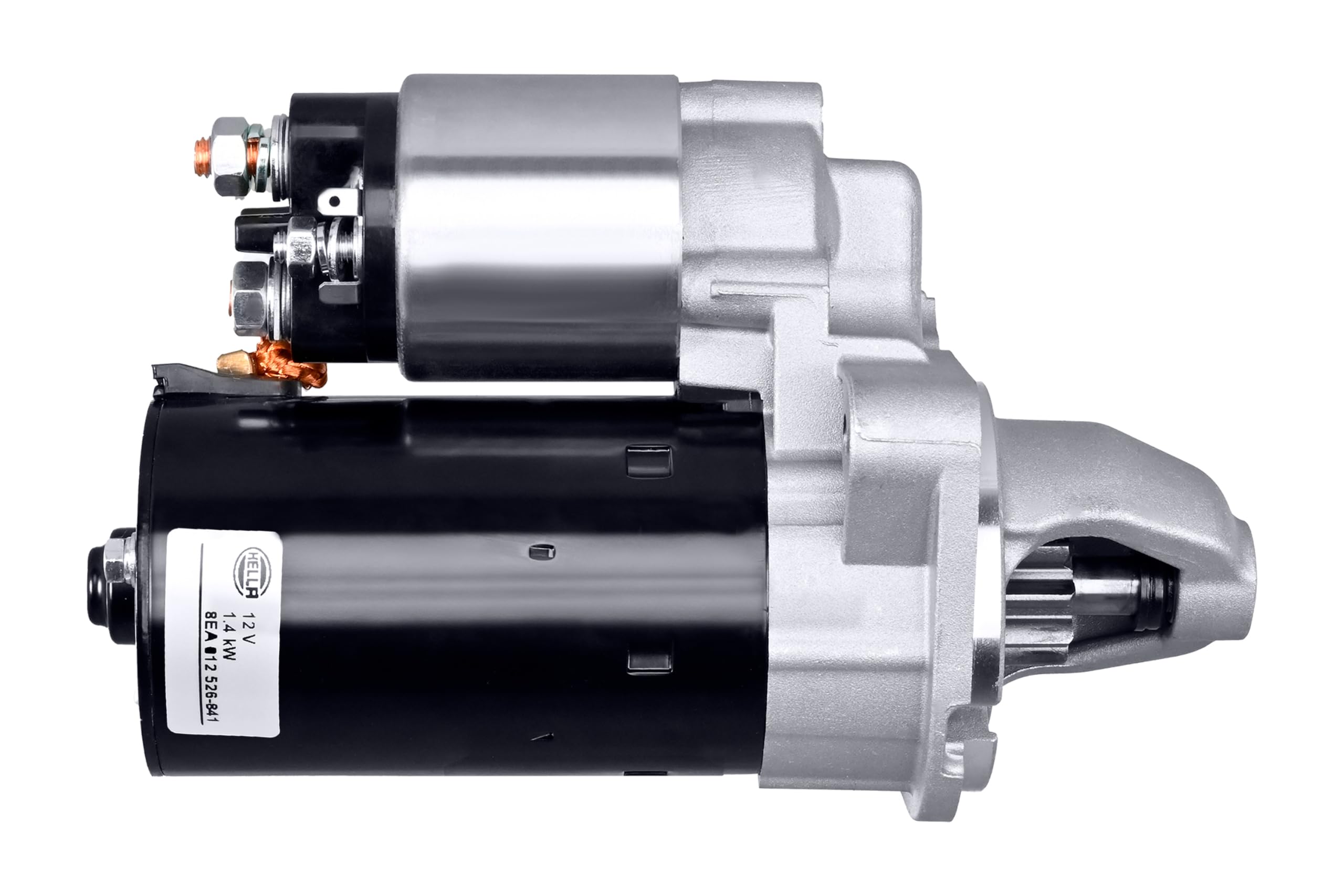 HELLA 8Ea 012 526-841 Démarreur - 12V - 1.4Kw | Compatible avec: BMW 3, 3, 3 Cabriolet, 3 Cabriolet, 3 Compact, 3 Compact, 3 Coupe, 3 Coupe, 3 Touring, 3 Touring, 5, 5, 5