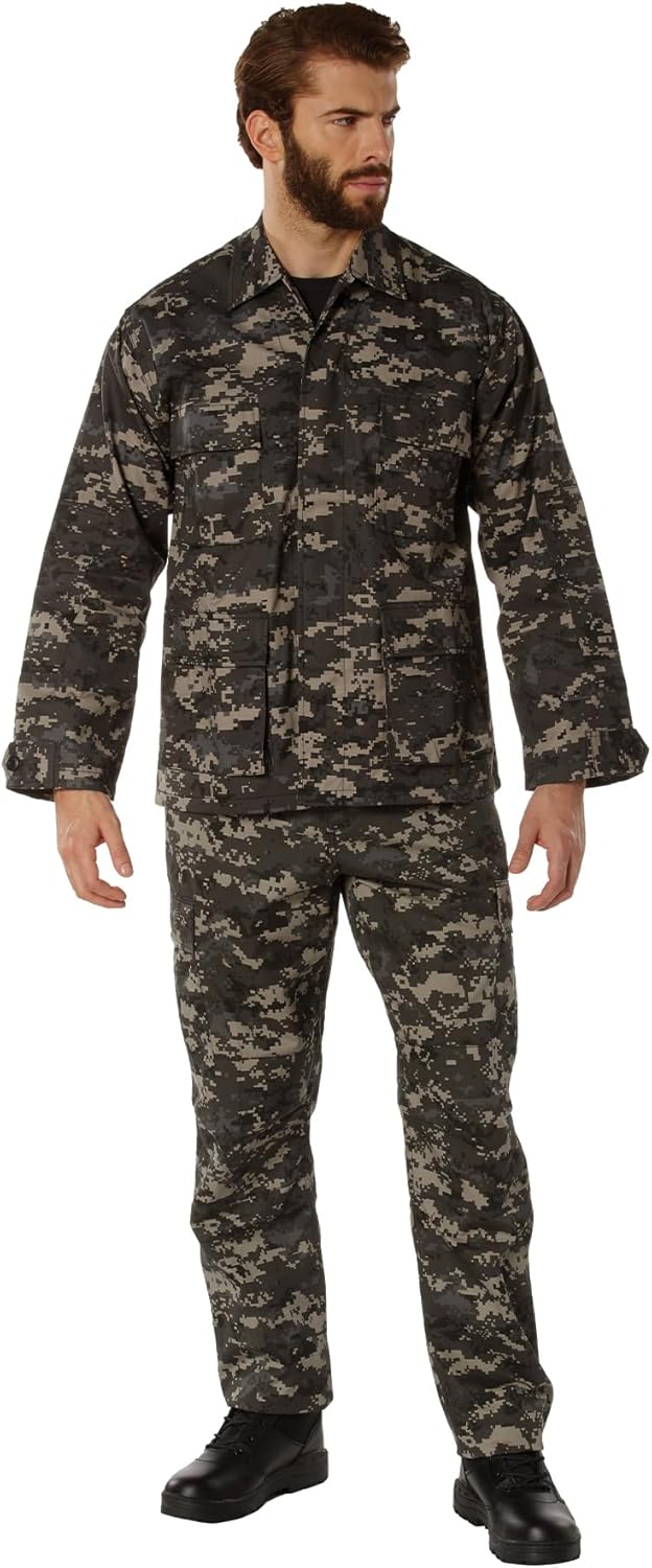 Rothco Color Camo BDU Shirt Military Shirt - Image 4