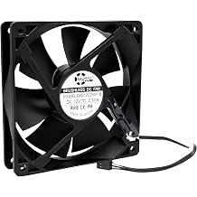 120MM 12V Waterproof PC Cooling Fan,120X120X25MM Dual Ball Bearing High Speed Air Flow