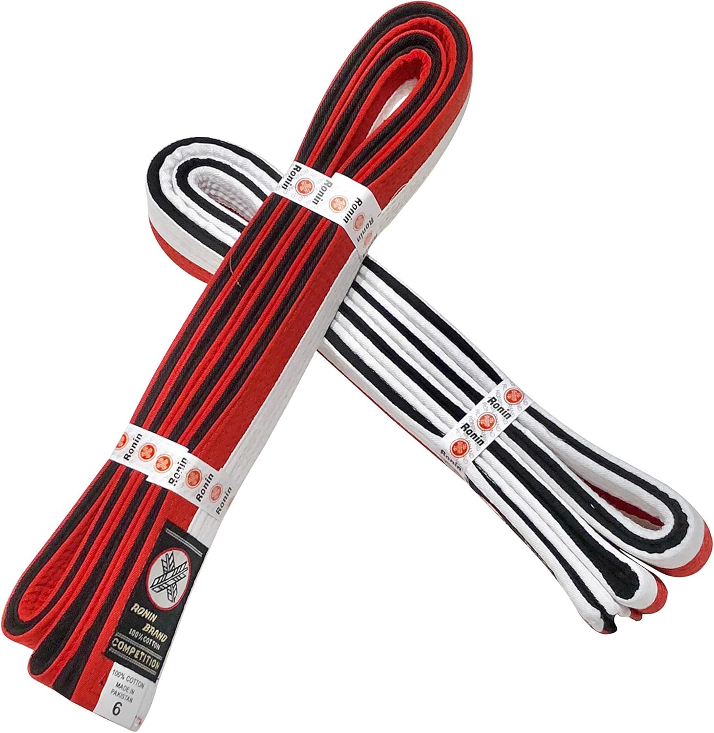 Ronin Brand Renshi Gürtel für Großmeister & Meister – Kampfsport – 4. & 5. Grad schwarzer Gürtel