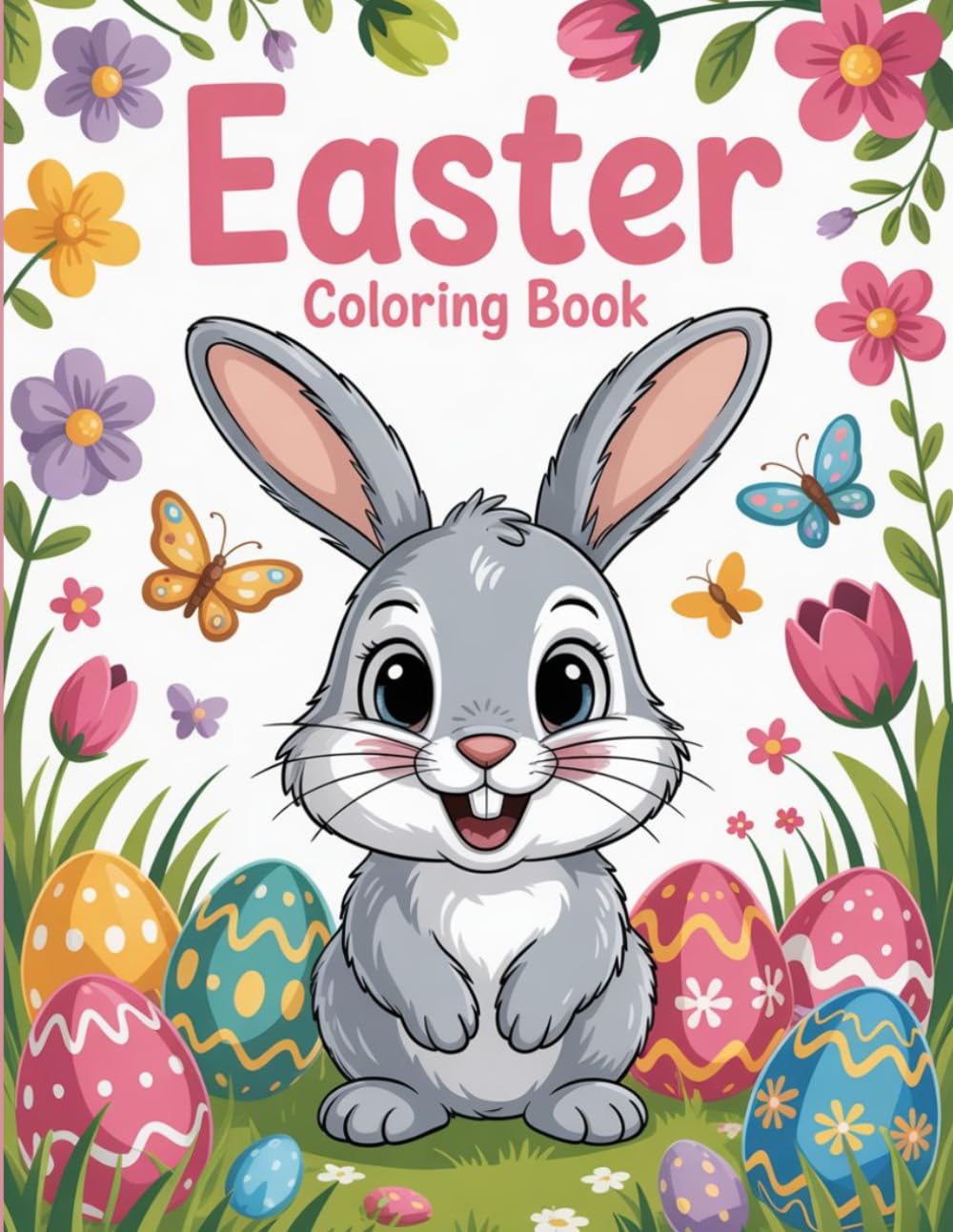 Easter Bold & Easy Coloring Book