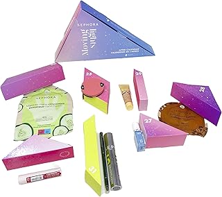 مجموعة مفضلات المكياج موفينج لايتس بإصدار محدود، تقويم من 7 أيام من مفاجآت المكياج والعناية بالبشرة من سيفورا - 8 هدايا بالحجم الكامل