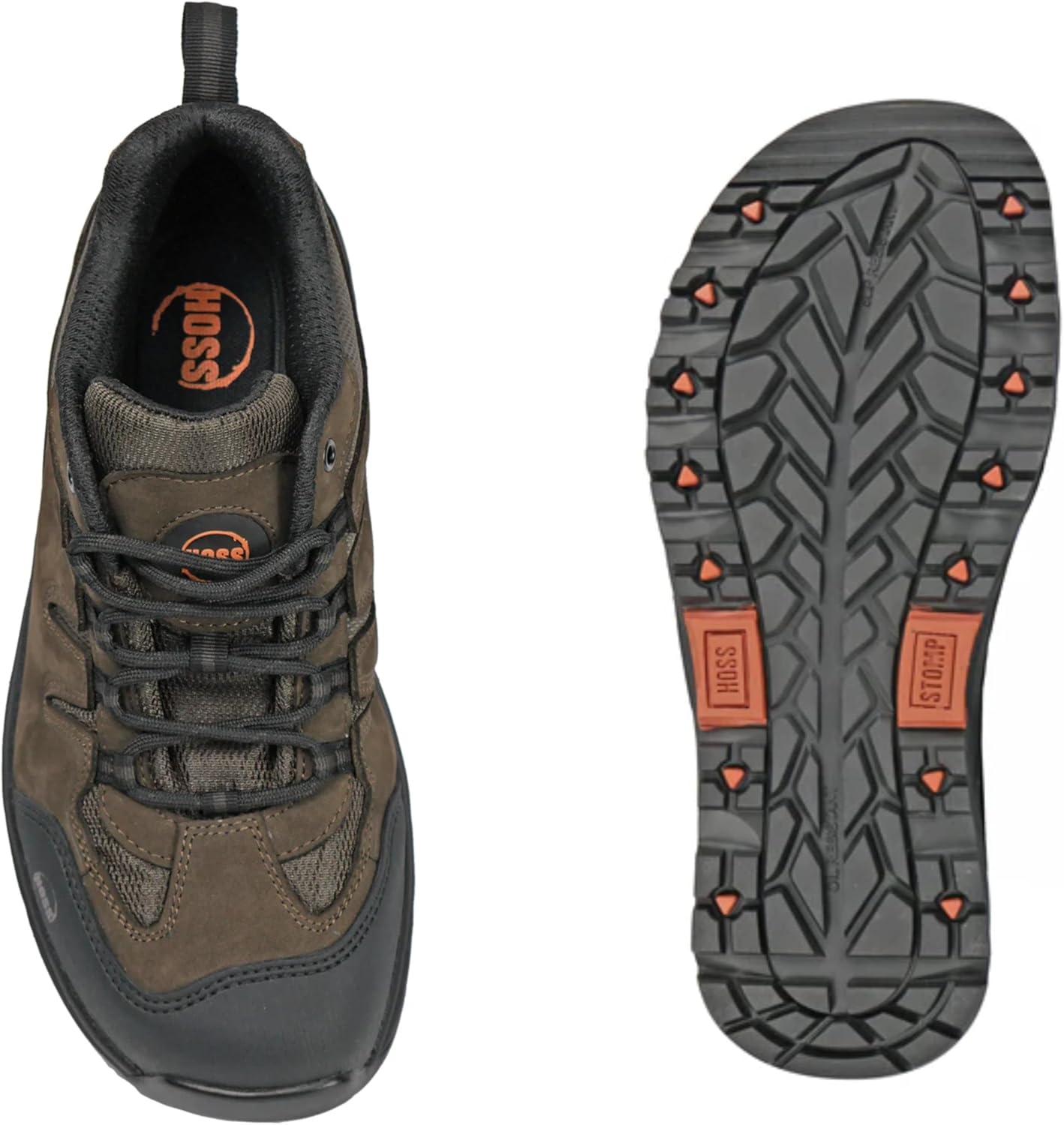 Hoss Men's Eric Low Lace-Up Work Shoes Aluminum Toe - 50238