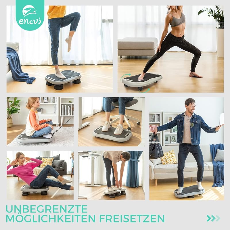 ENOVI Aerobic Quilting Board Fitness Stepper Térdfokozó Gumiszalagokkal Otthoni Edzéshez