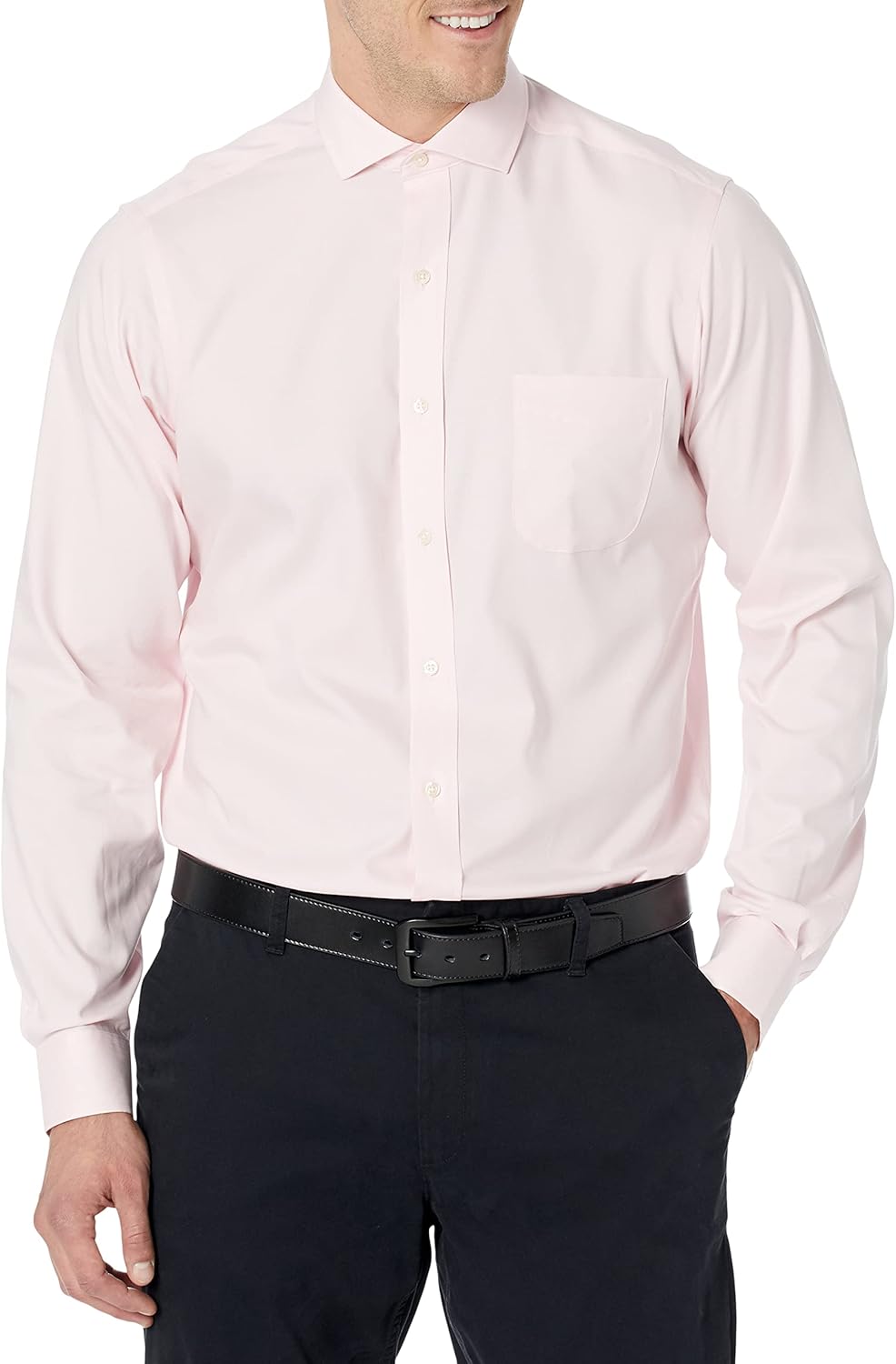 Buttoned Down Men's Non-Iron Classic-Fit Pinpoint Cutaway Collar Dress Shirt