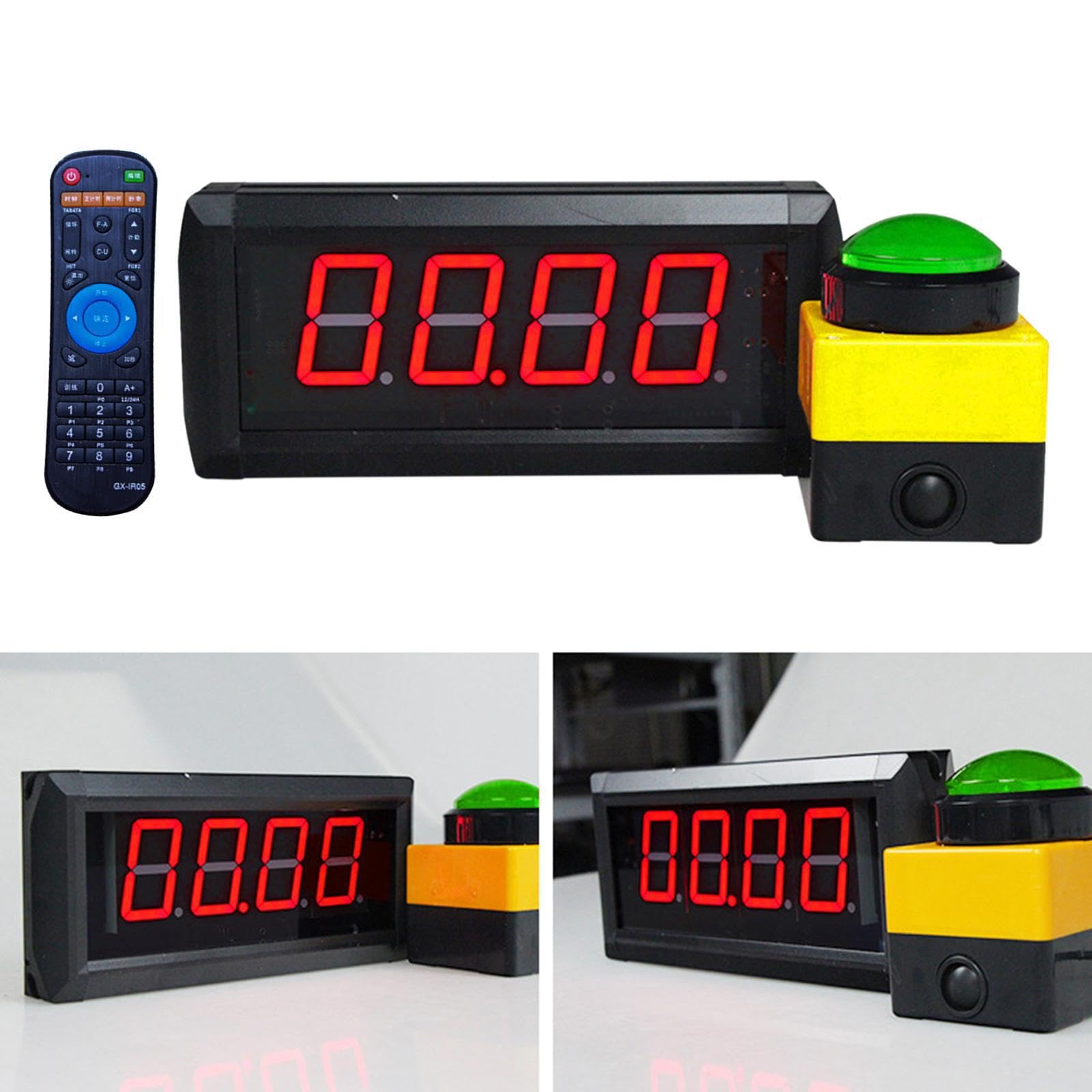 Tragbare Zeitschaltuhr aus Aluminiumlegierung mit LED Anzeige für Werbeveranstaltungen. Großer digitaler Timer mit LED, 10 Sekunden Challenge usw.