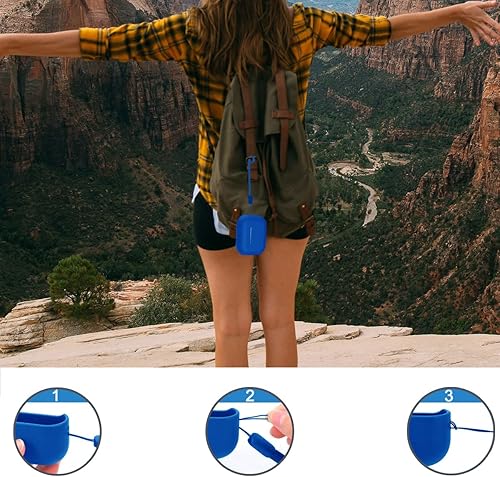 Miniatura 7 de Benbenjaytek Funda para AirPods Pro 2 AirPods Pro 2 generación 2022 protectora de silicona suave a prueba de golpes con correa de mano soporte de