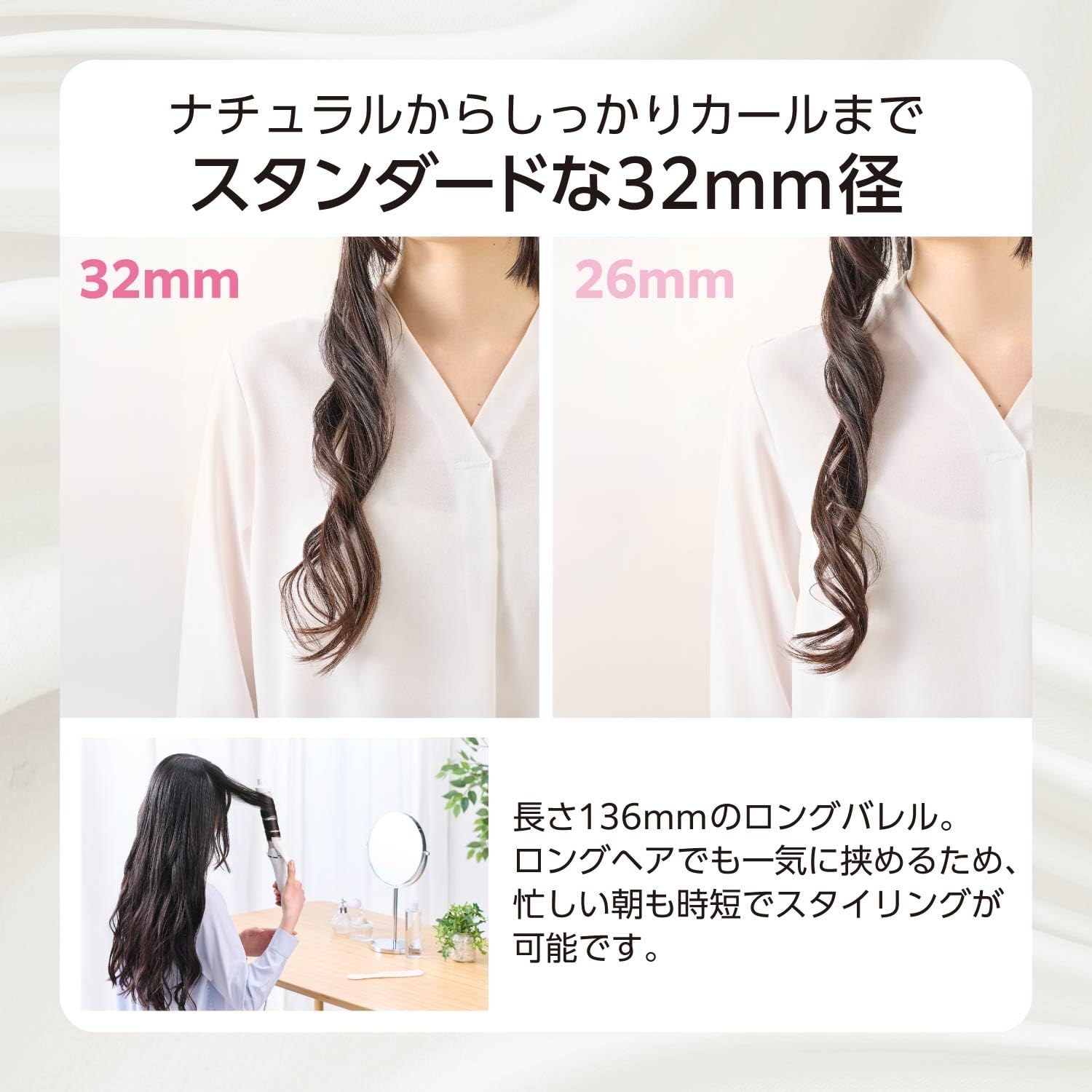 Amazon.co.jp: テスコム (TESCOM) ヘアアイロン コテ 32mm マイナス