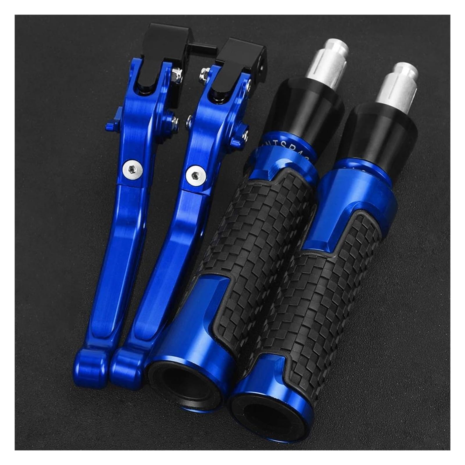 Wajuhjk Blue Blue Motorcycle Accessories Brake Clutch Levers Handle Handlebar Grip Ends For Nc700 Nc700s Nc700x 2012-2013(Blue Blue)