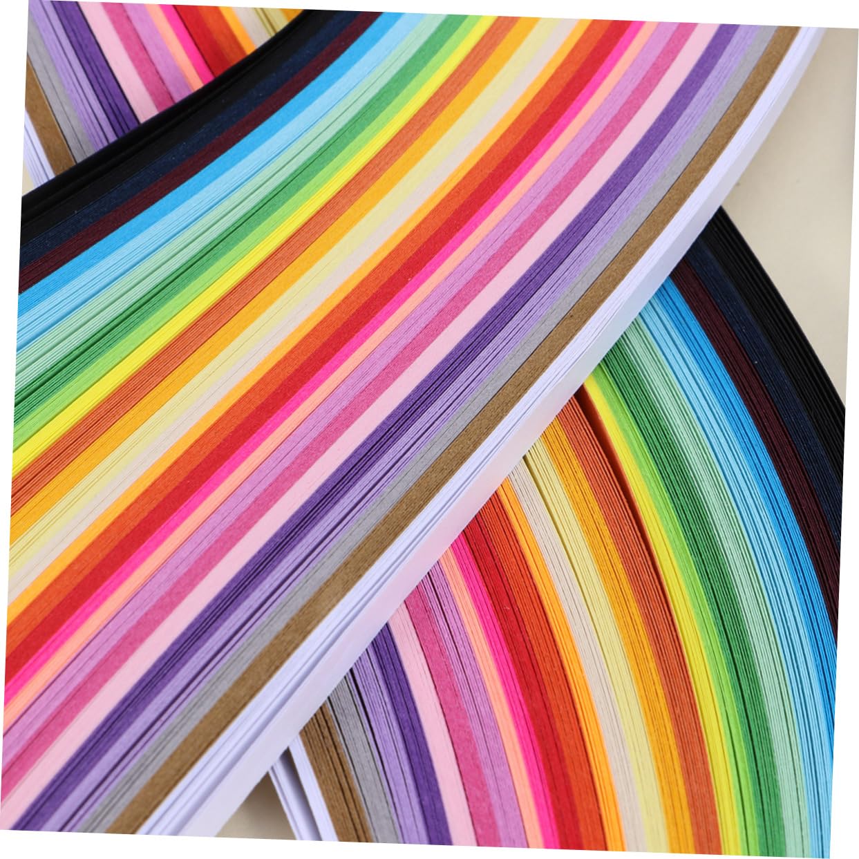 Veemoon DIY Quilling Strips Set 520 Strips 26 Colors Quilling Craft Paper Hand Craft Stripes Random Color